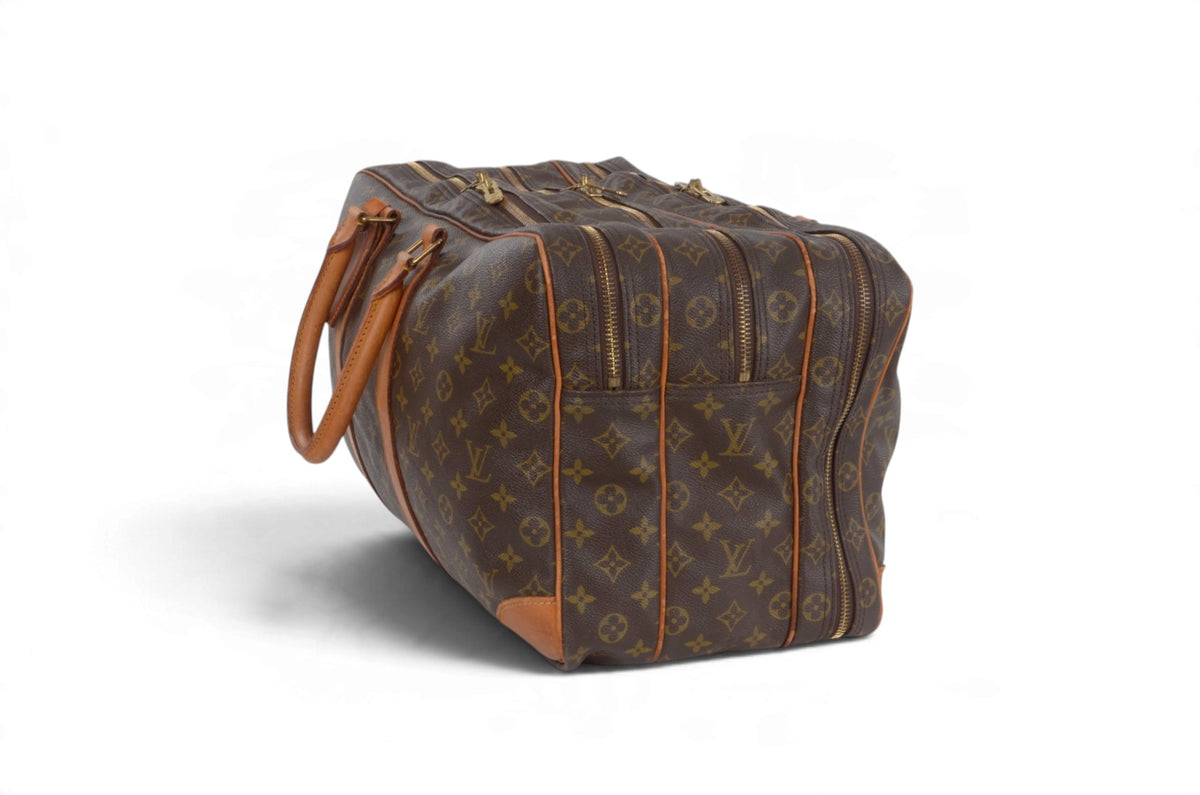 Louis Vuitton Sac Trois Poches Monogram Vintage Duffel Bag Weekendbag Travel Canvas Designer Classic