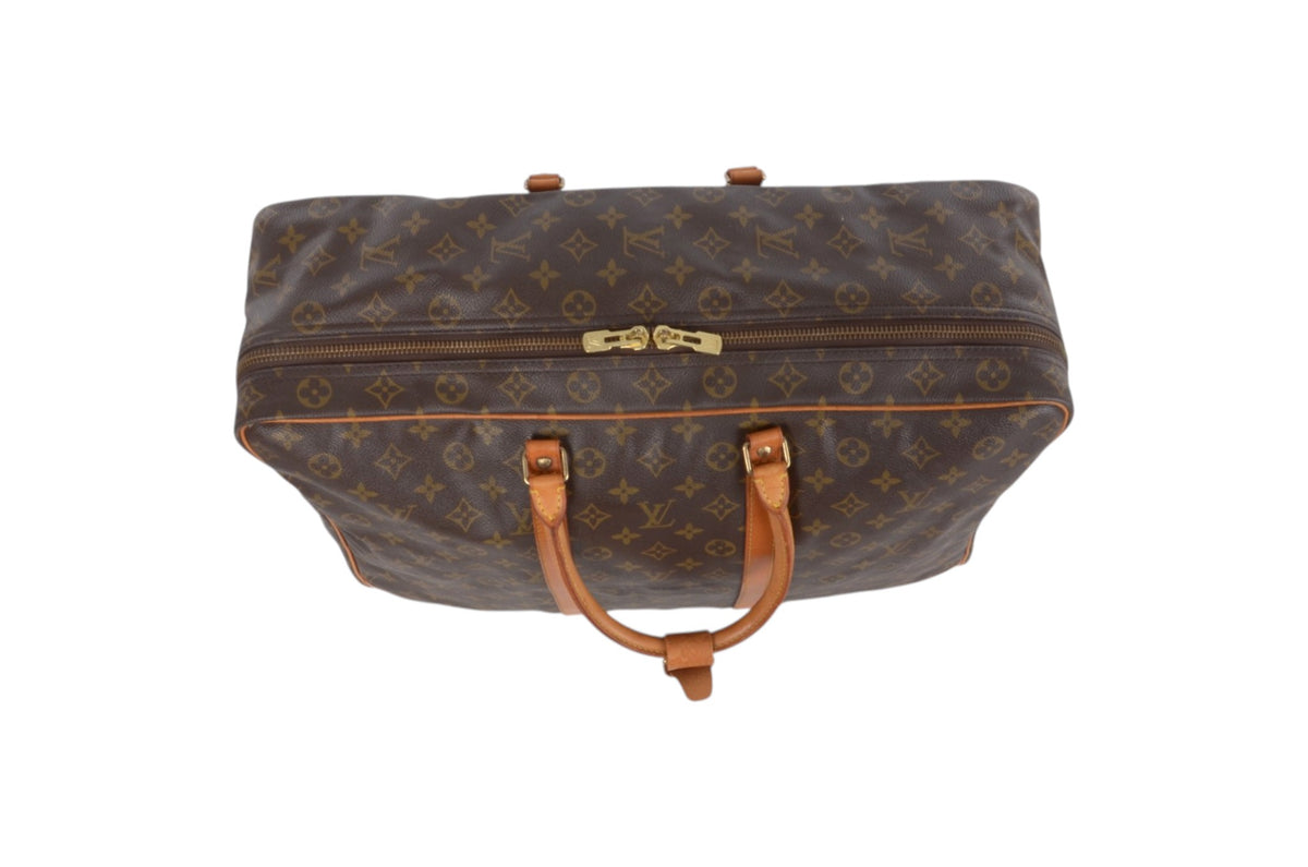 Louis Vuitton Sirius 50 Monogram Vintage Duffel Bag Weekendbag Travel Canvas Designer Classic