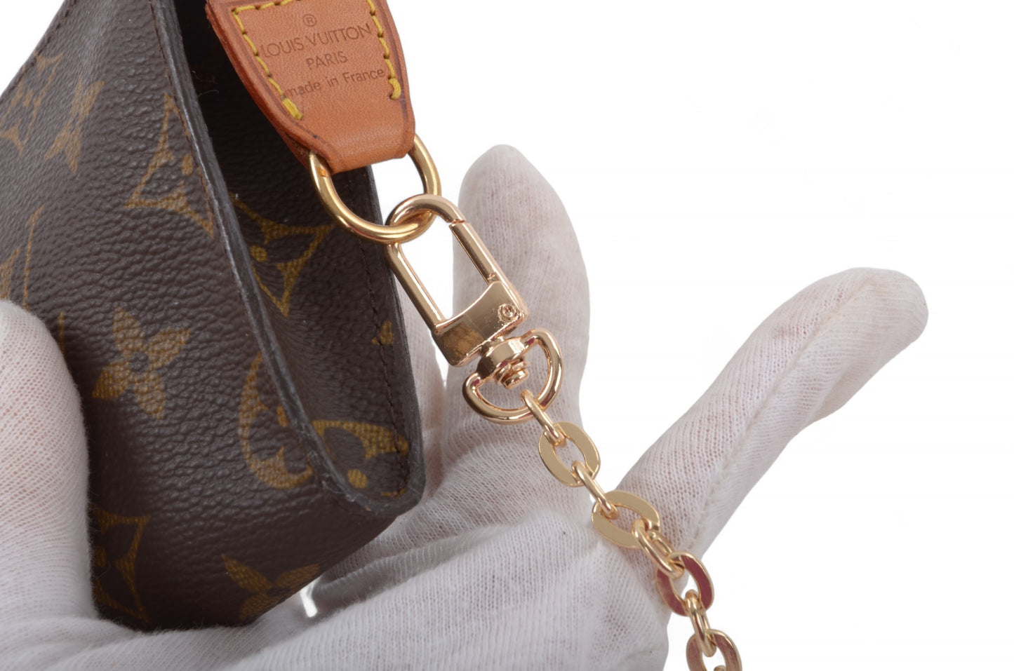 Louis Vuitton Pochette Toilette 17 Pouch Clutch Makeup Toilet Bag Monogram Vintage Crossbody Designer Classic