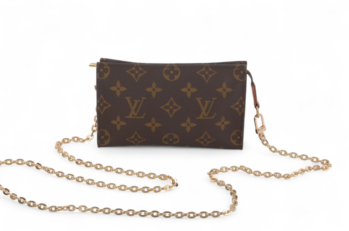 Louis Vuitton Pochette Toilette 17 Pouch Clutch Makeup Toilet Bag Monogram Vintage Crossbody Designer Classic