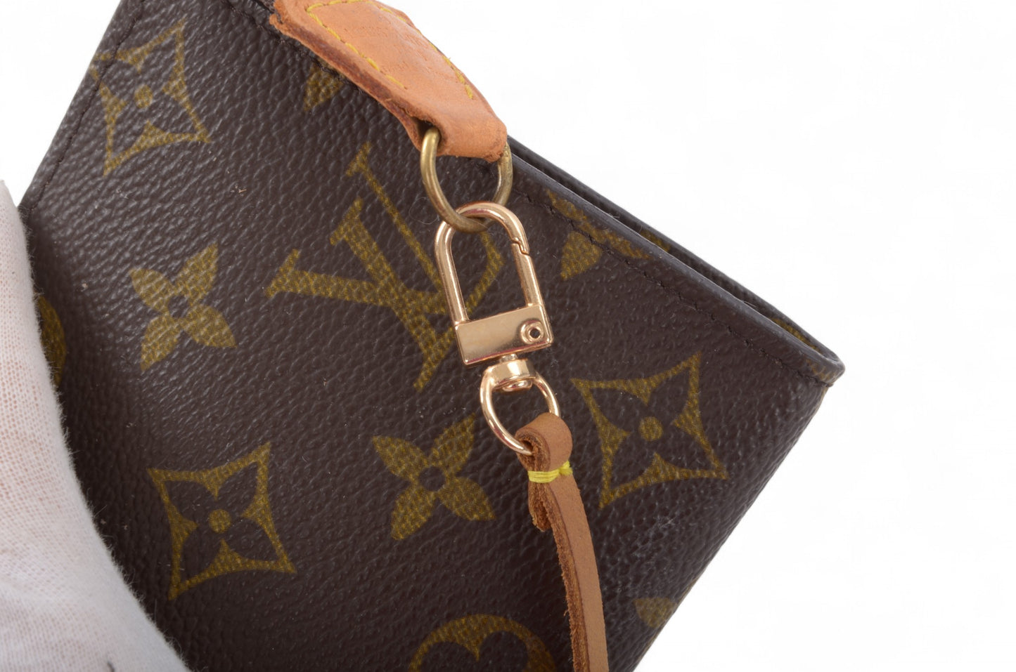 Louis Vuitton Pochette Toilette 19 Pouch Clutch Makeup Toilet Bag Monogram Vintage Designer Classic