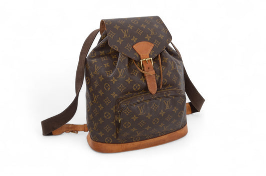 Louis Vuitton Monogram Canvas Montsouris GM Backpack Bag Vintage