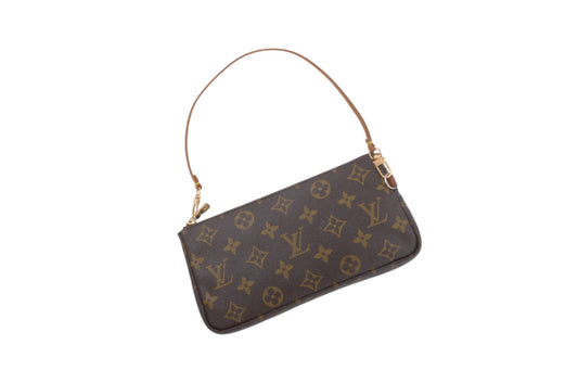 Louis Vuitton Sac Shopping Pochette Accessories Pouch Monogram Canvas Shoulder Bag Handbag
