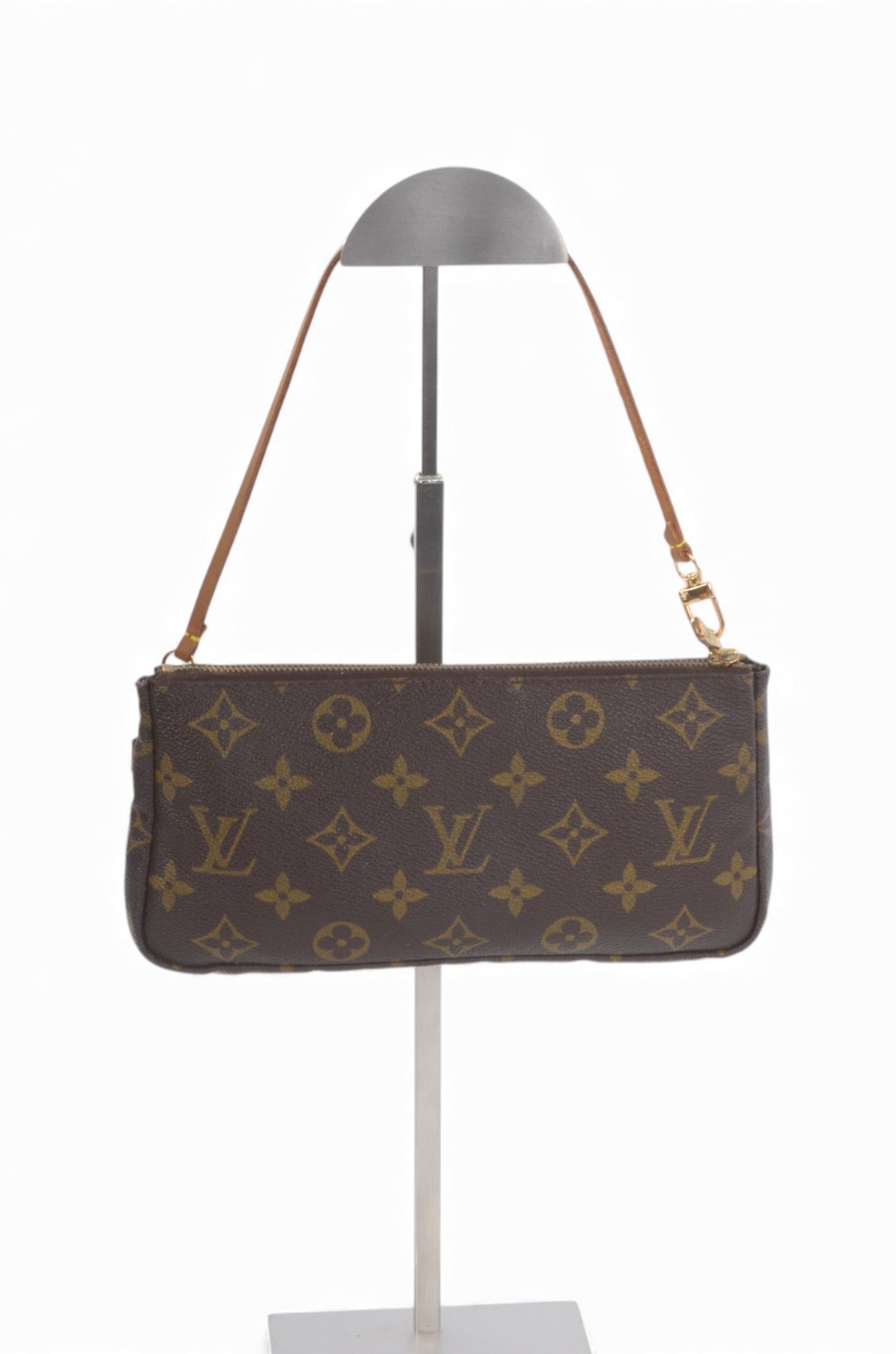 Louis Vuitton Sac Shopping Pochette Accessories Pouch Monogram Canvas Shoulder Bag Handbag