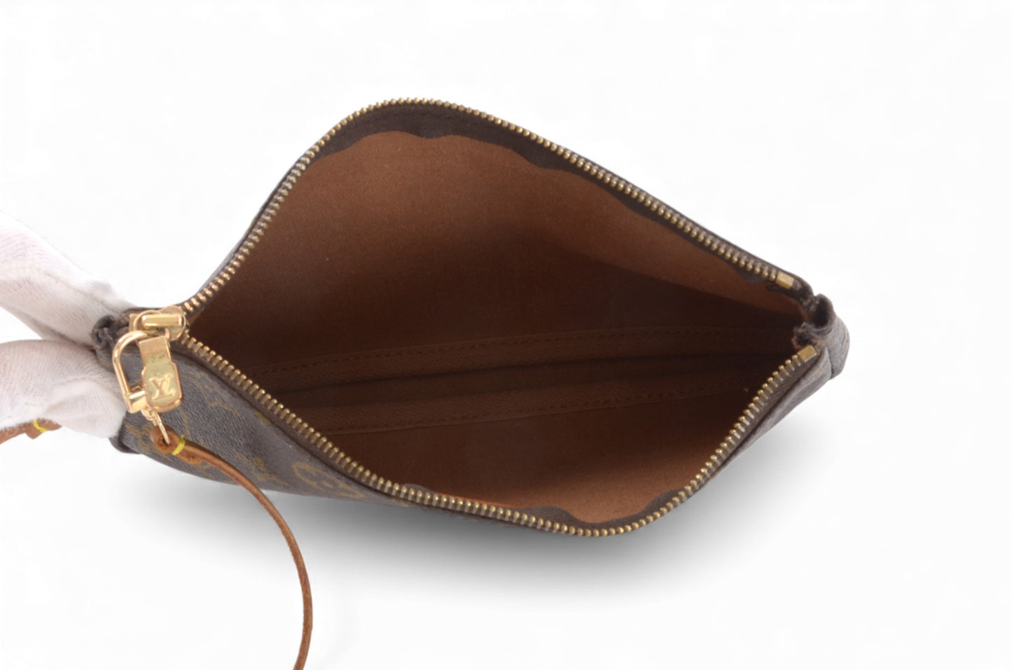 Louis Vuitton Sac Shopping Pochette Accessories Pouch Monogram Canvas Shoulder Bag Handbag