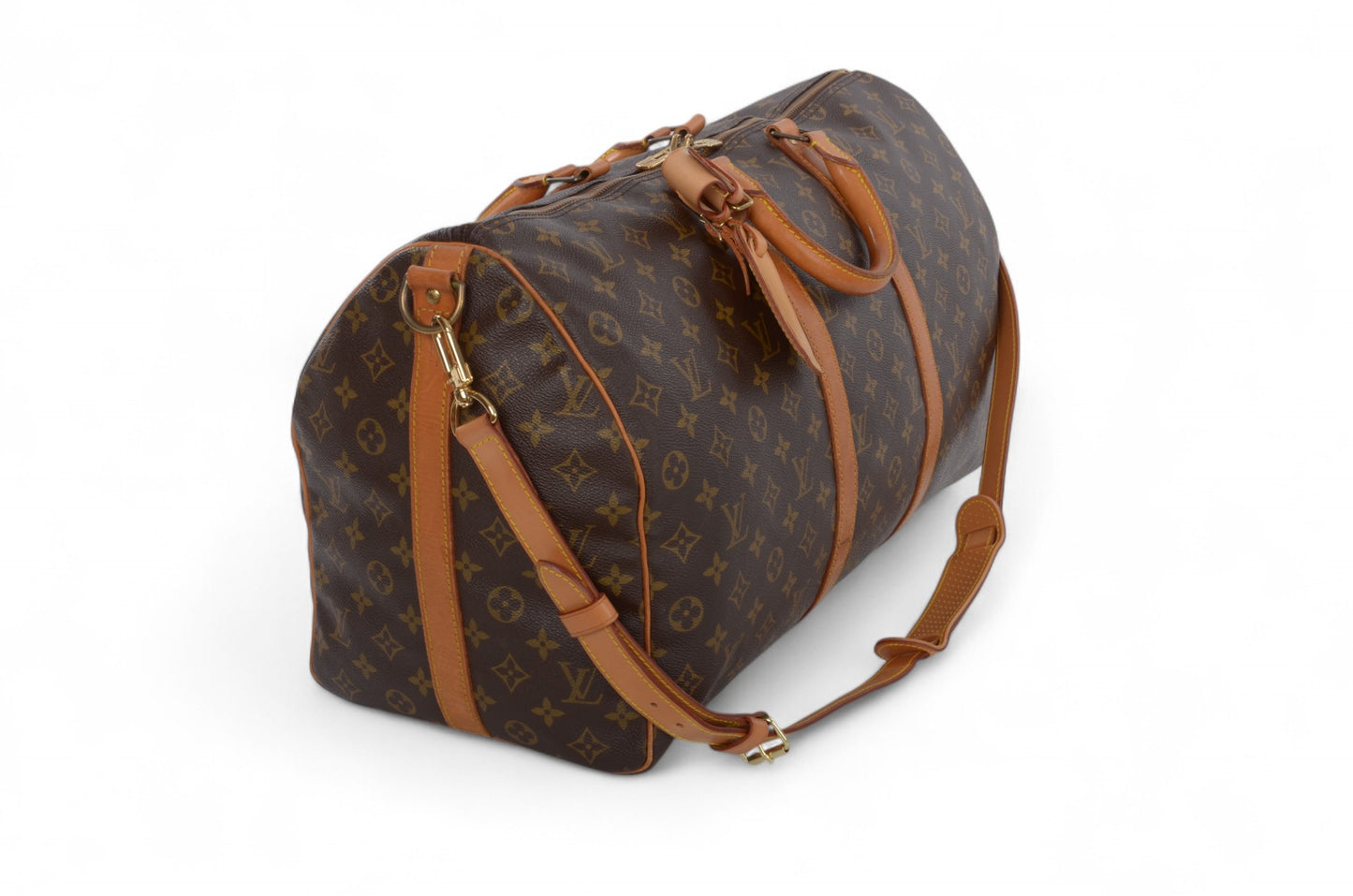 Louis Vuitton Keepall Bandoulière 50 Monogram Vintage Boston Bag Weekendbag Travel Canvas