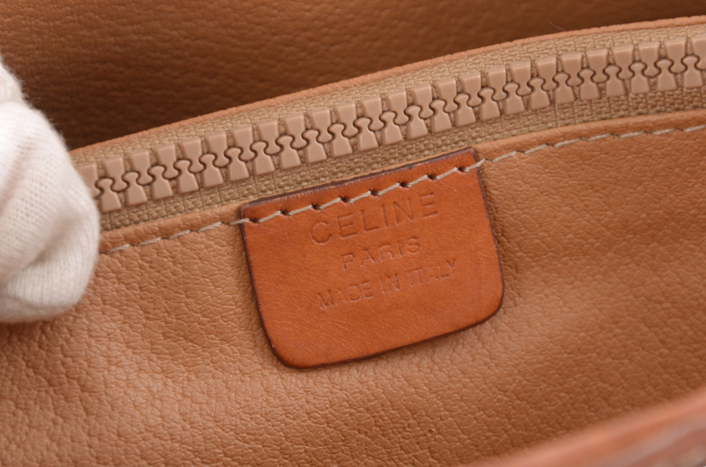 Celine Vintage Triomphe Shoulder Bag Tote Handbag Monogram Brown Designer Classic