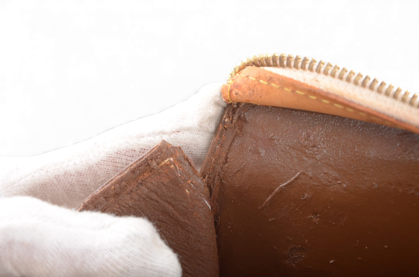 Louis Vuitton Forsyth GM Monogram Vernis Bag Handbag Vintage Bronze Designer Classic