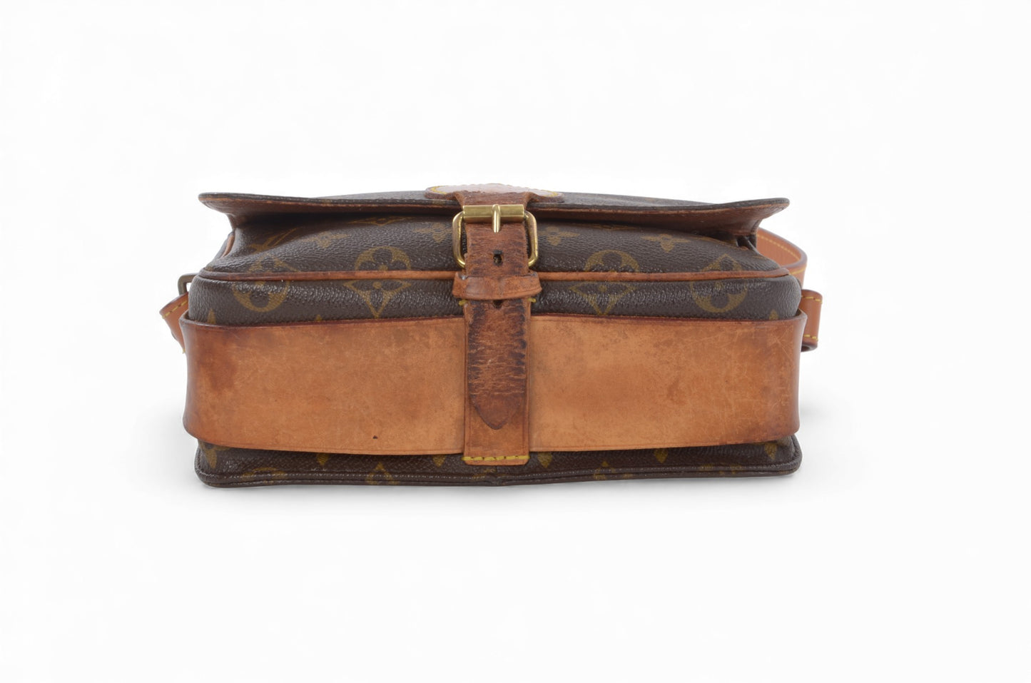 Louis Vuitton Cartesier MM Vintage Crossbody Shoulder Bag Monogram Designer Classic