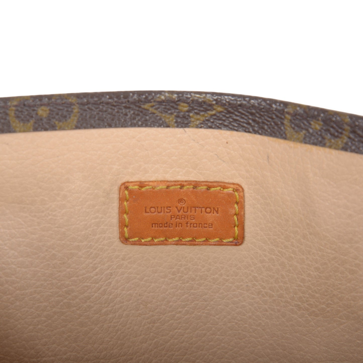 Louis Vuitton Sac Plat Handbag Monogram Canvas Bag Vintage Designer Classic