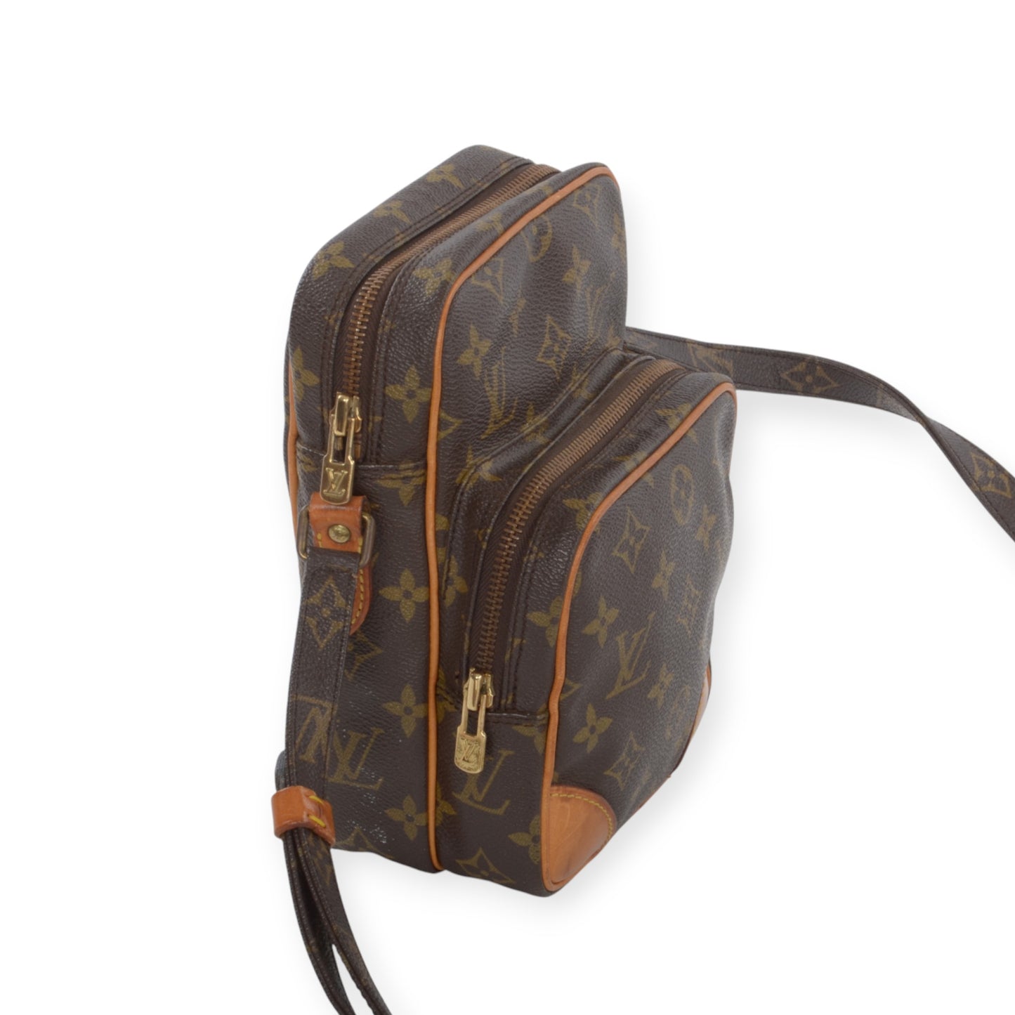 Louis Vuitton Amazon Vintage Crossbody Shoulder Bag Monogram Designer Classic