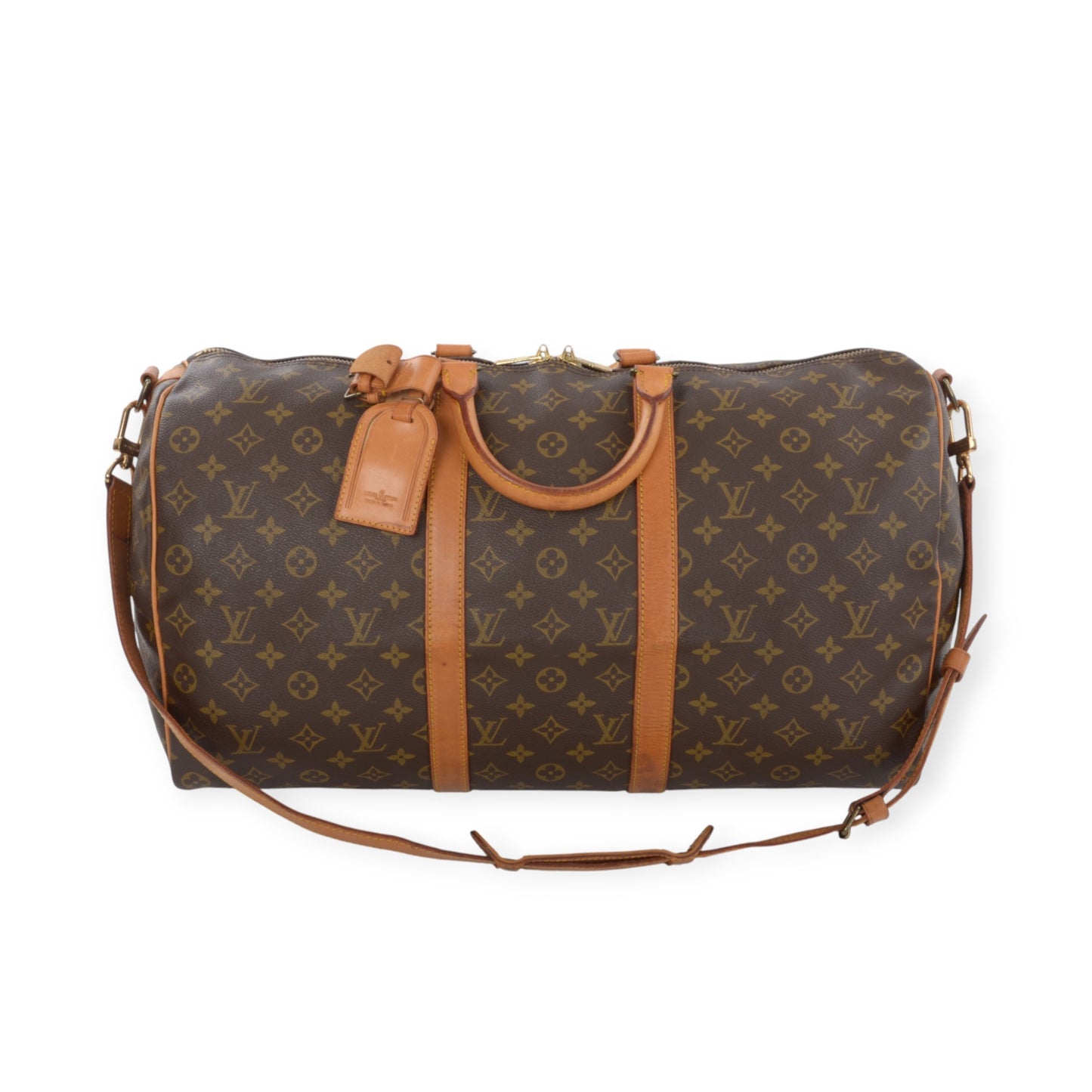 Louis Vuitton Keepall Bandoulière 50 Monogram Vintage Boston Bag Weekendbag Travel Canvas