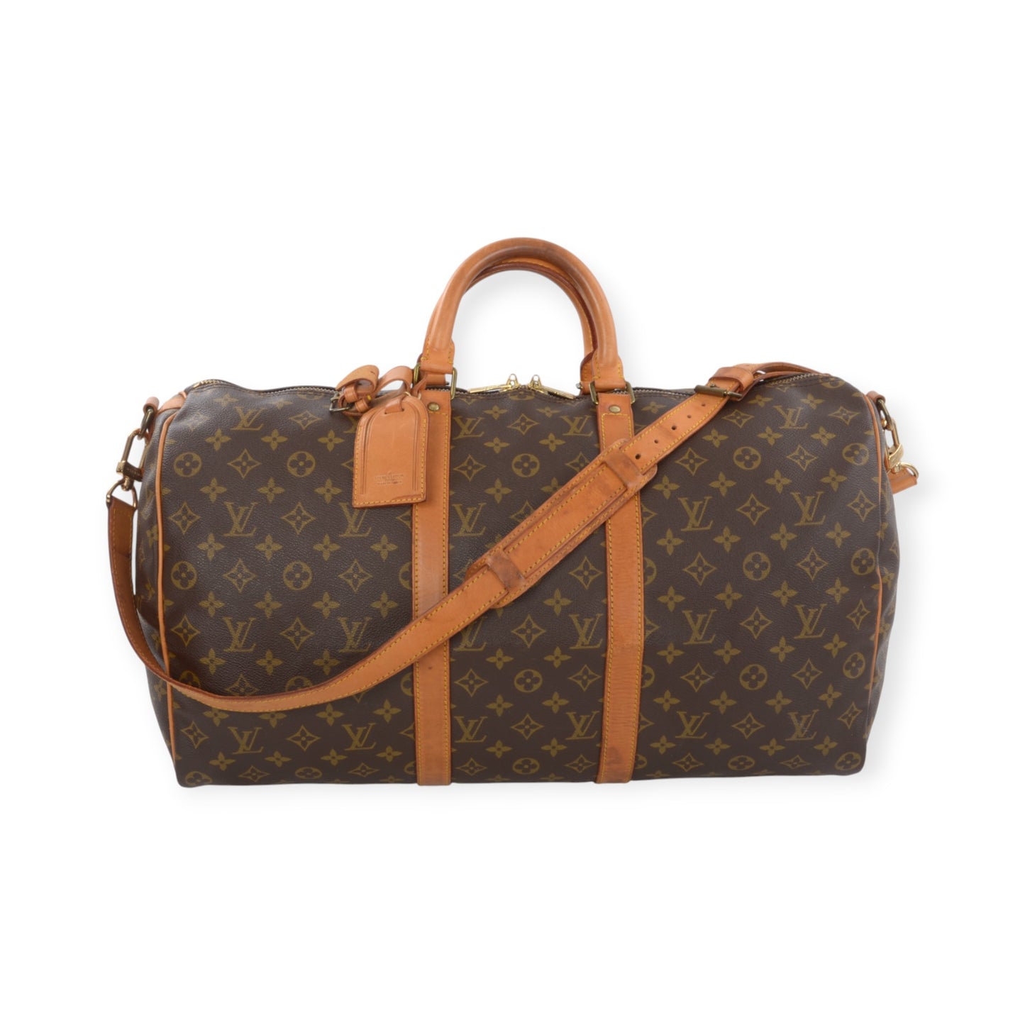 Louis Vuitton Keepall Bandoulière 50 Monogram Vintage Boston Bag Weekendbag Travel Canvas
