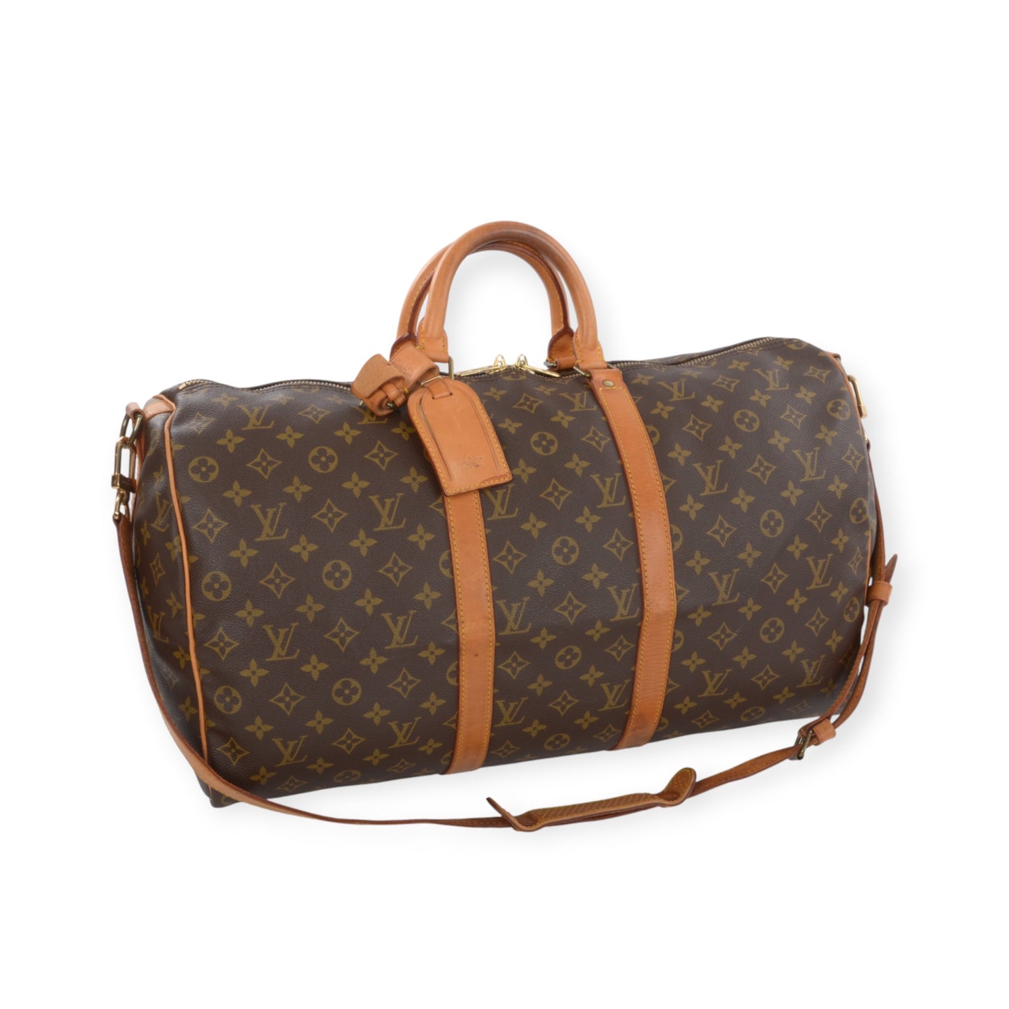 Louis Vuitton Keepall Bandoulière 50 Monogram Vintage Boston Bag Weekendbag Travel Canvas