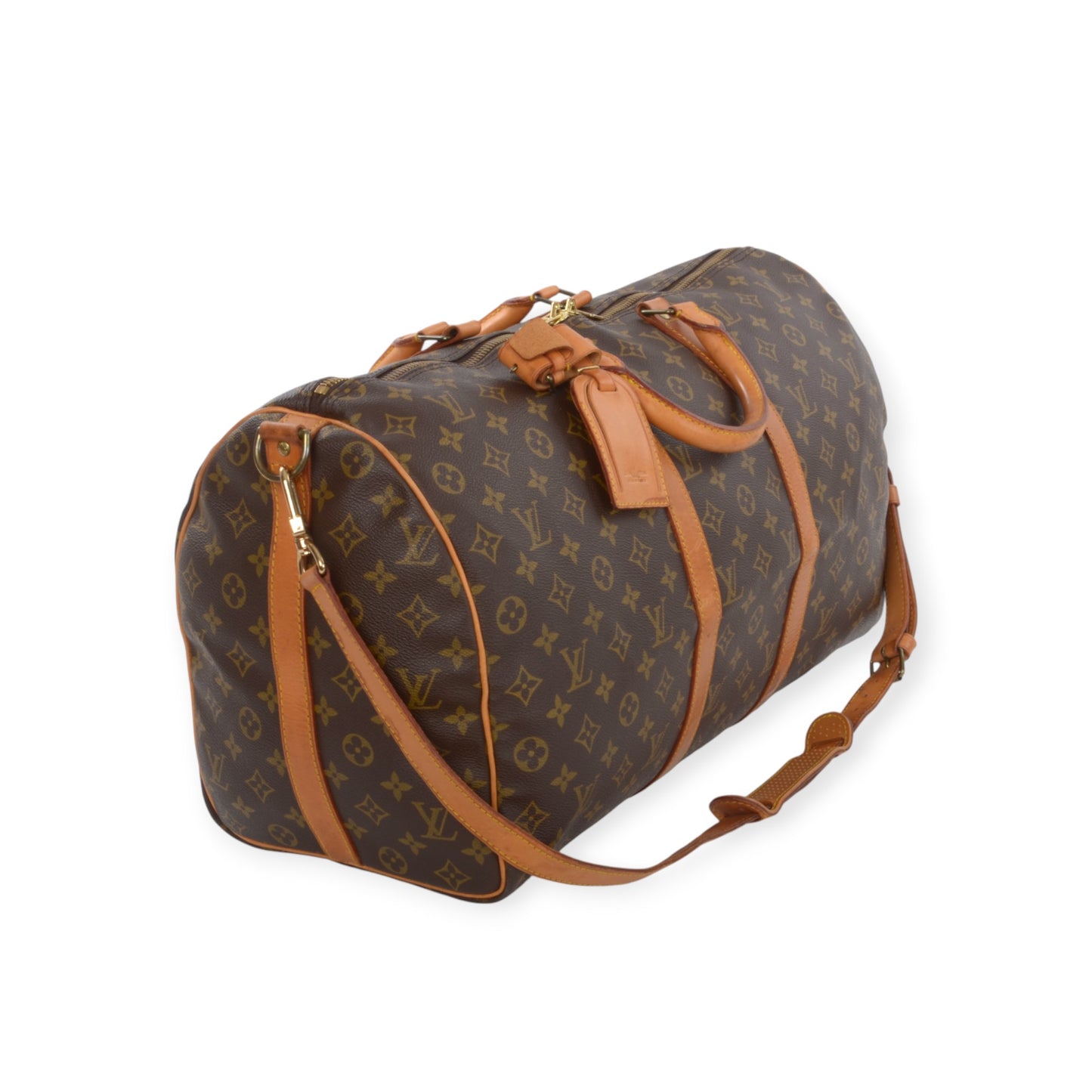 Louis Vuitton Keepall Bandoulière 50 Monogram Vintage Boston Bag Weekendbag Travel Canvas