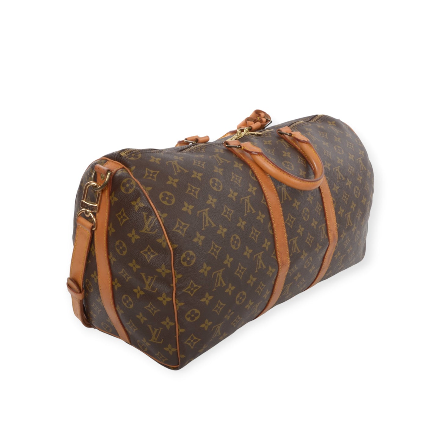 Louis Vuitton Keepall Bandoulière 50 Monogram Vintage Boston Bag Weekendbag Travel Canvas