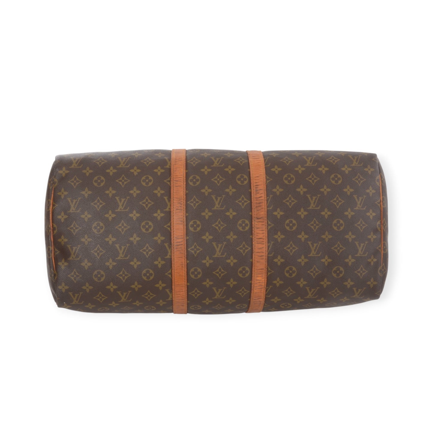 Louis Vuitton Keepall 55 Monogram Vintage Boston Bag Weekendbag Travel Canvas Designer Classic