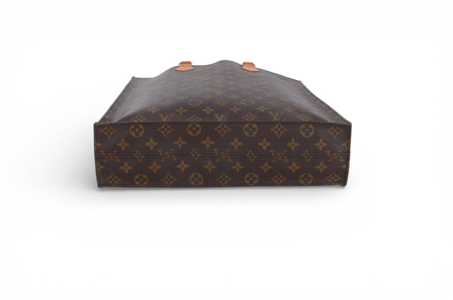 Louis Vuitton Sac Plat Handbag Monogram Canvas Bag Vintage Designer Classic