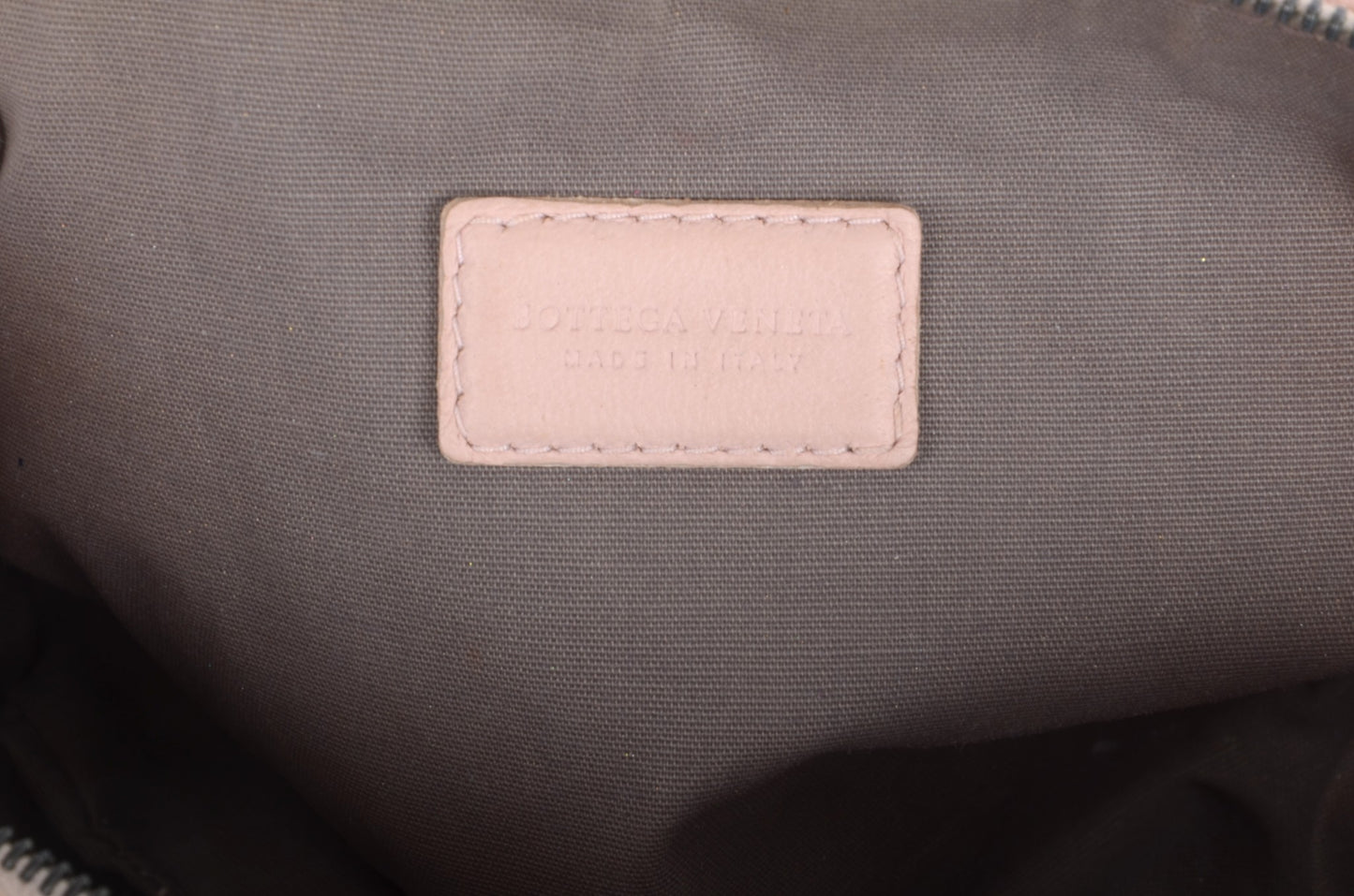 Bottega Veneta Intrecciato Leather Pouch Pink Vanity Make Up Mini Bag