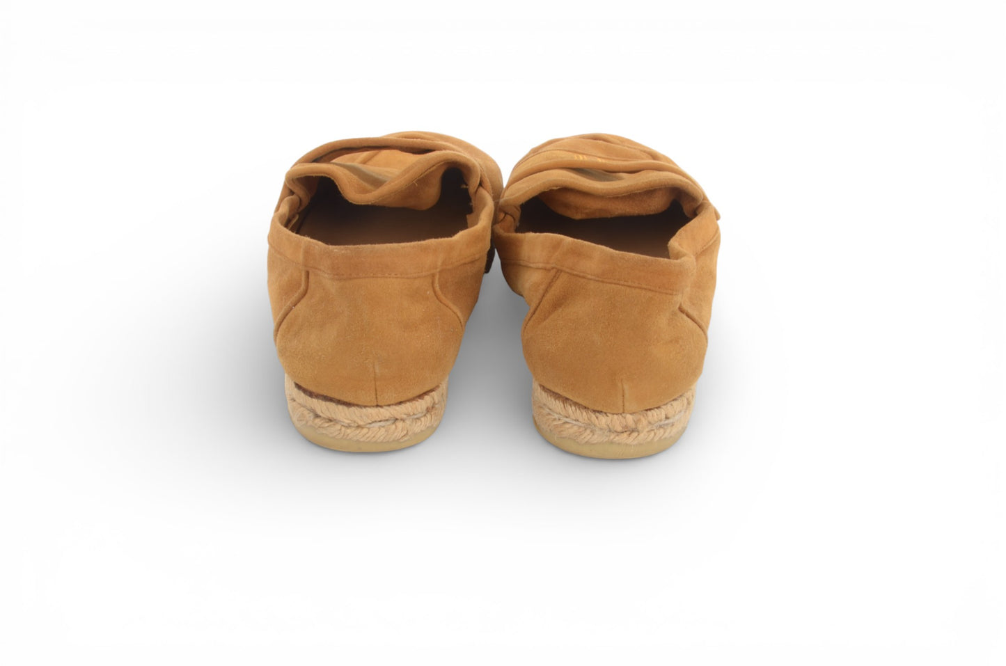 Hermès Suede Leather Espadrilles Loafers Flats Shoes Brown Size 40 Luxury Designer Classic