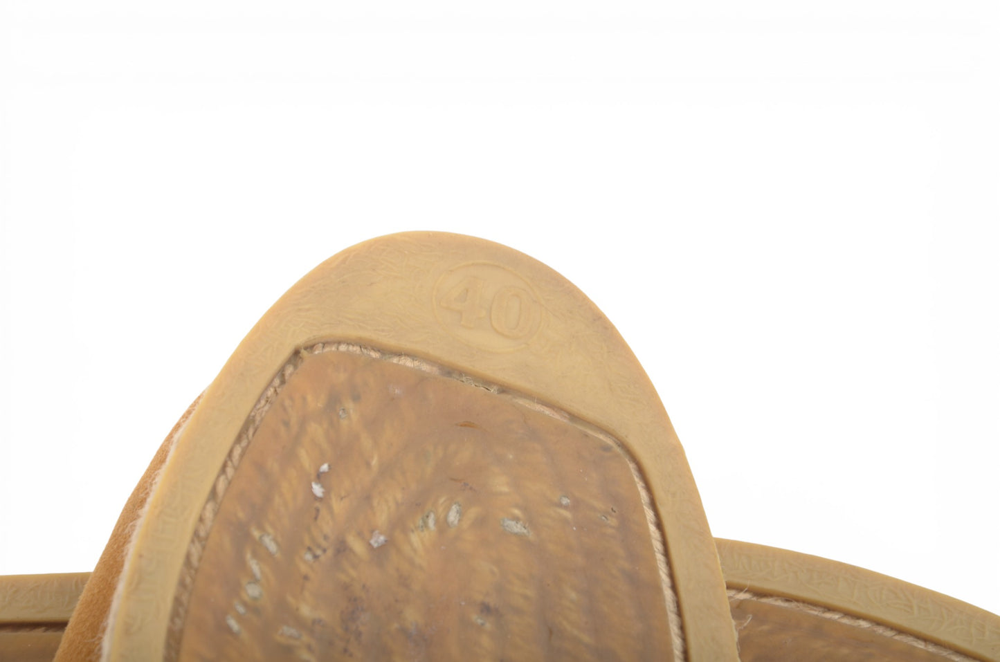 Hermès Suede Leather Espadrilles Loafers Flats Shoes Brown Size 40 Luxury Designer Classic