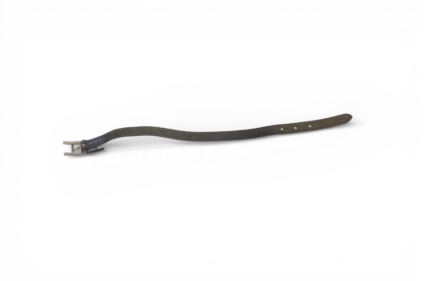 Hermès Hapi Black Leather Bracelet Silver hardware Designer Classic Authentic