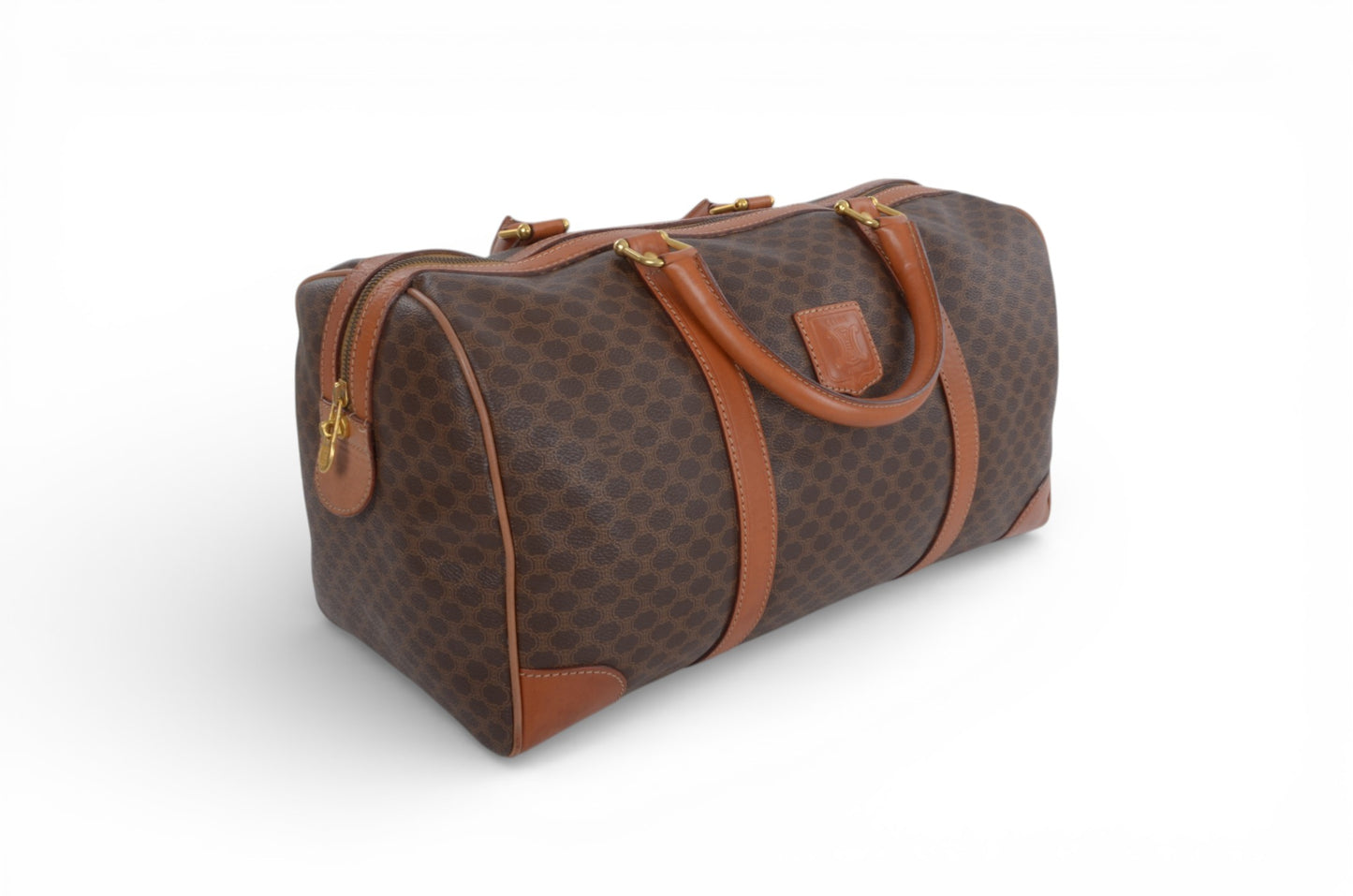 Celine Macadam Weekend Bag Boston Bag Triomphe Monogram Vintage Designer Classic