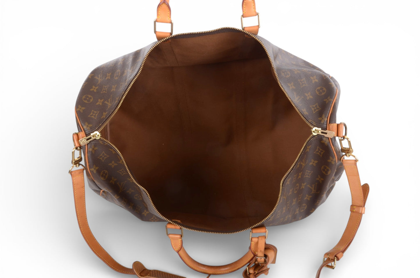 Louis Vuitton Keepall Bandoulière 60 Monogram Vintage Boston Bag Weekendbag Travel Canvas Designer Classic