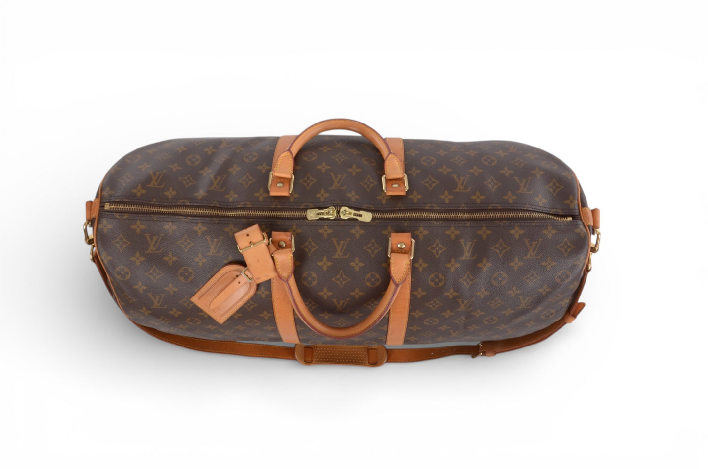 Louis Vuitton Keepall Bandoulière 60 Monogram Vintage Boston Bag Weekendbag Travel Canvas Designer Classic