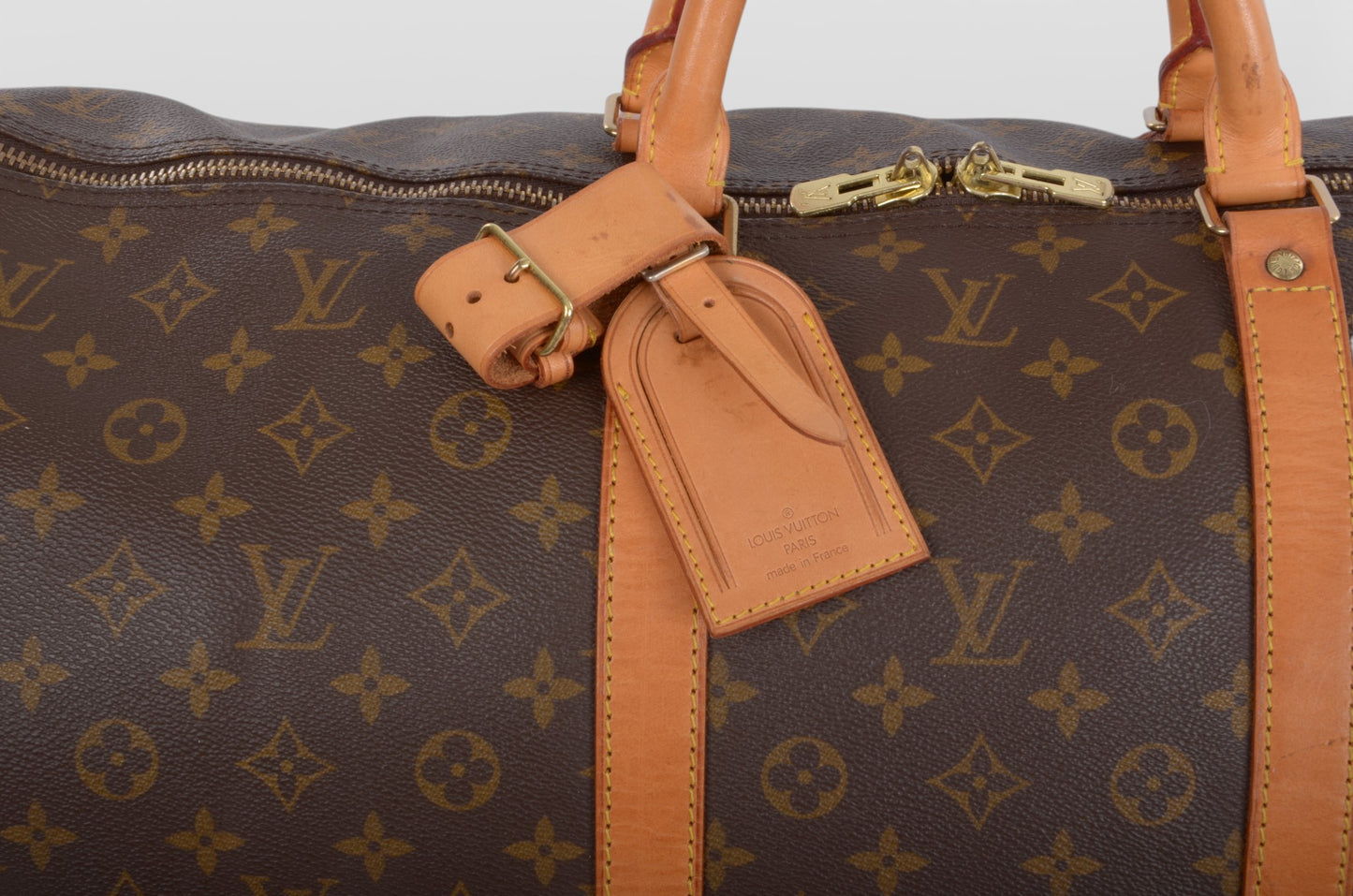 Louis Vuitton Keepall Bandoulière 60 Monogram Vintage Boston Bag Weekendbag Travel Canvas Designer Classic