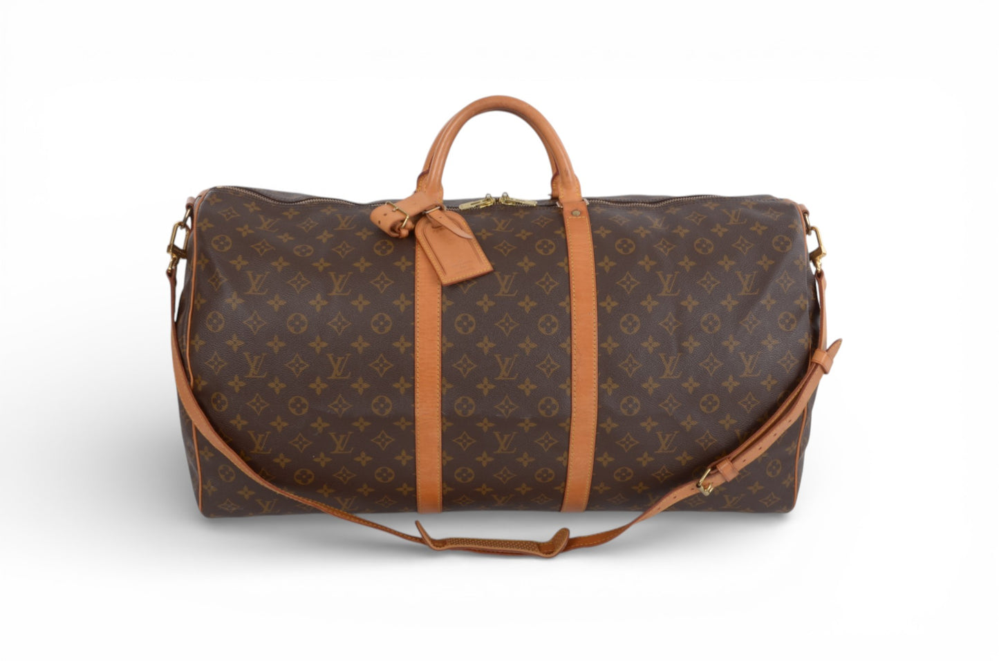 Louis Vuitton Keepall Bandoulière 60 Monogram Vintage Boston Bag Weekendbag Travel Canvas Designer Classic