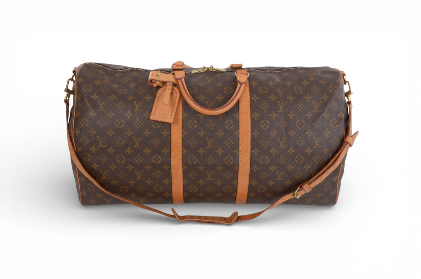 Louis Vuitton Keepall Bandoulière 60 Monogram Vintage Boston Bag Weekendbag Travel Canvas Designer Classic