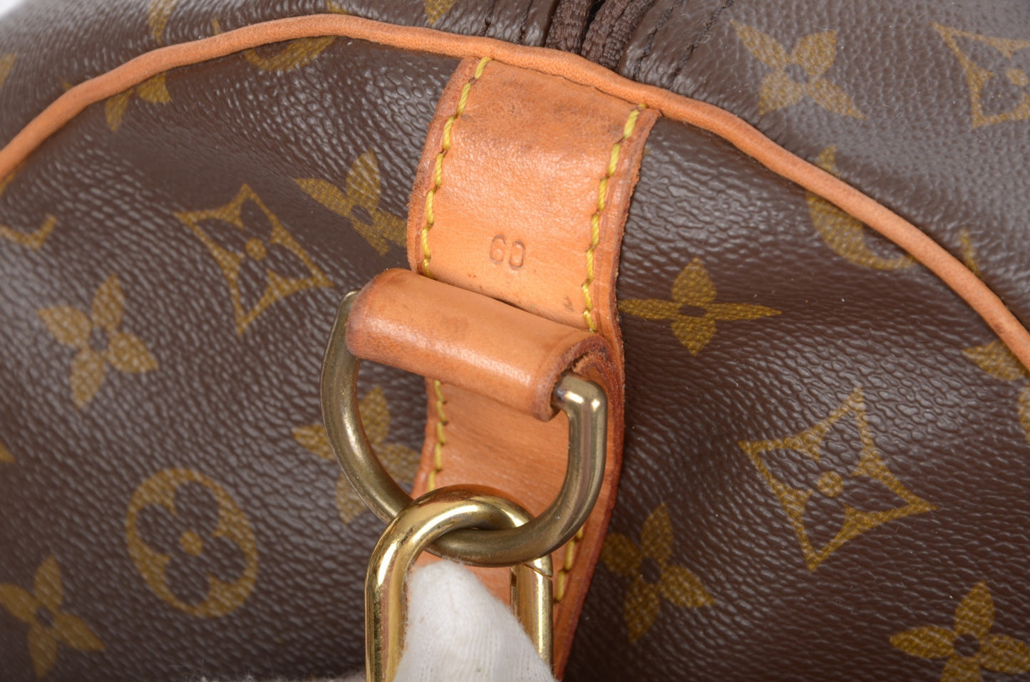 Louis Vuitton Keepall Bandoulière 60 Monogram Vintage Boston Bag Weekendbag Travel Canvas Designer Classic