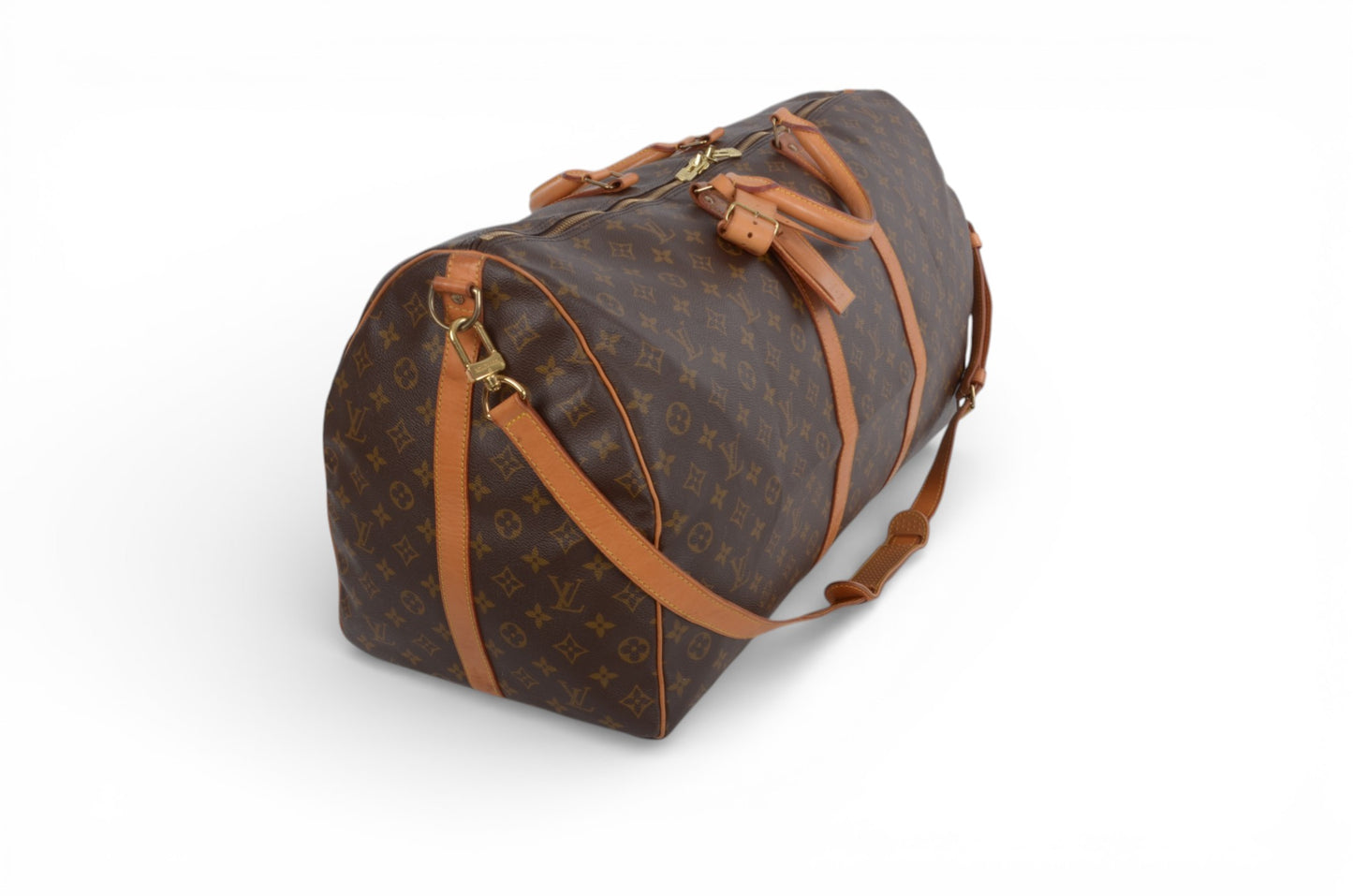 Louis Vuitton Keepall Bandoulière 60 Monogram Vintage Boston Bag Weekendbag Travel Canvas Designer Classic