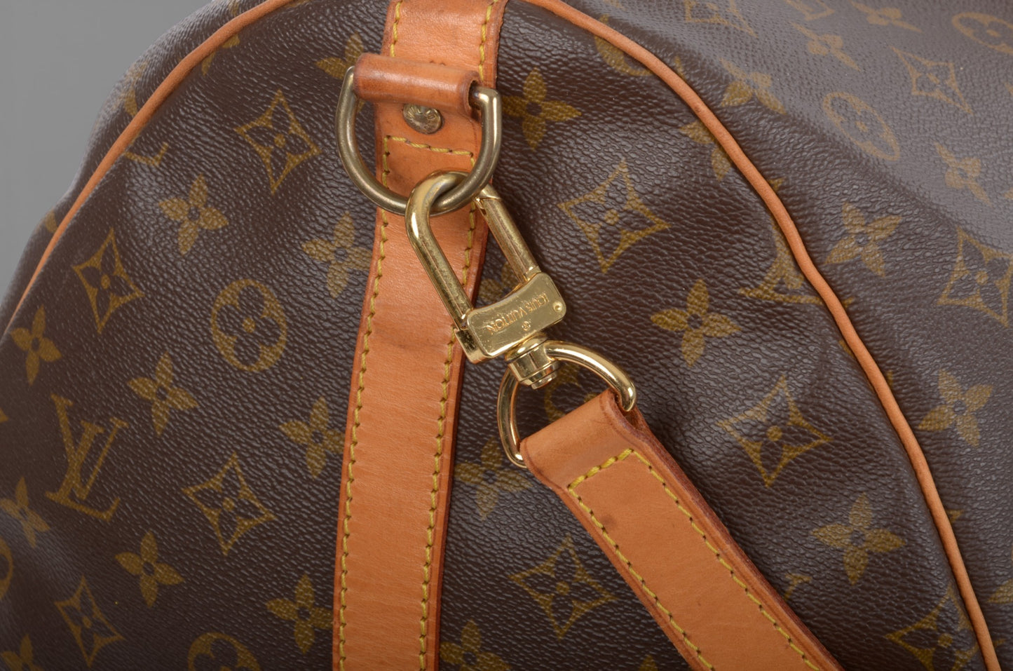 Louis Vuitton Keepall Bandoulière 60 Monogram Vintage Boston Bag Weekendbag Travel Canvas Designer Classic