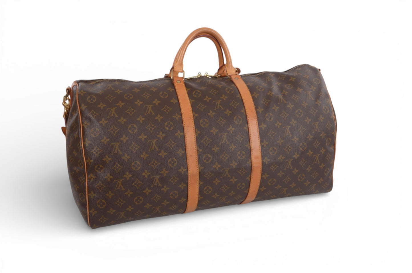 Louis Vuitton Keepall Bandoulière 60 Monogram Vintage Boston Bag Weekendbag Travel Canvas Designer Classic