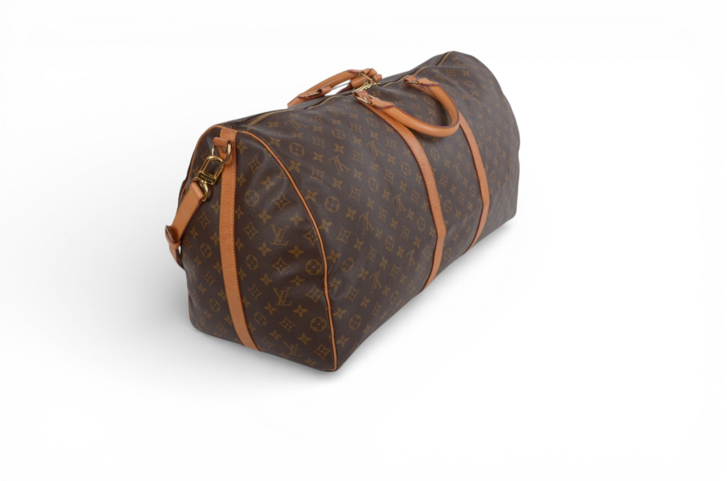 Louis Vuitton Keepall Bandoulière 60 Monogram Vintage Boston Bag Weekendbag Travel Canvas Designer Classic