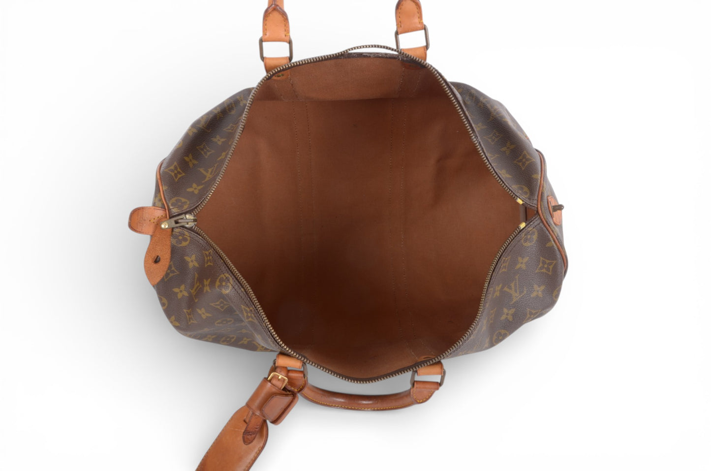 Louis Vuitton Keepall 50 Monogram Vintage Bag Weekendbag Travel Canvas Designer Classic