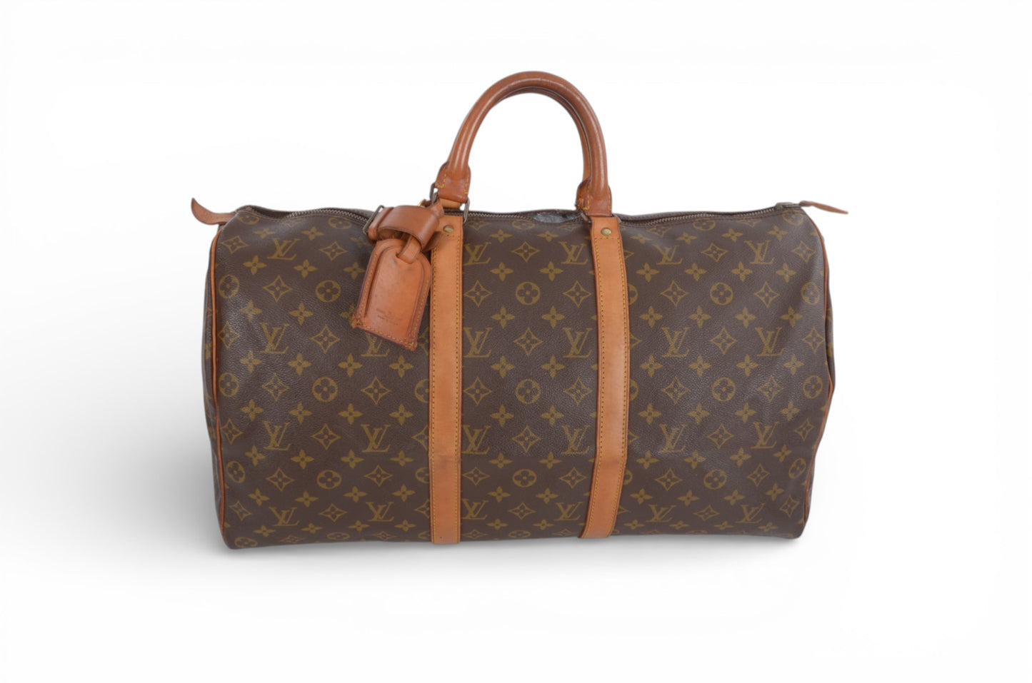 Louis Vuitton Keepall 50 Monogram Vintage Bag Weekendbag Travel Canvas Designer Classic