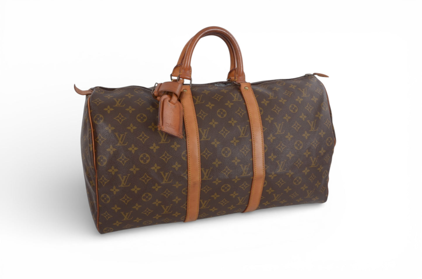 Louis Vuitton Keepall 50 Monogram Vintage Bag Weekendbag Travel Canvas Designer Classic