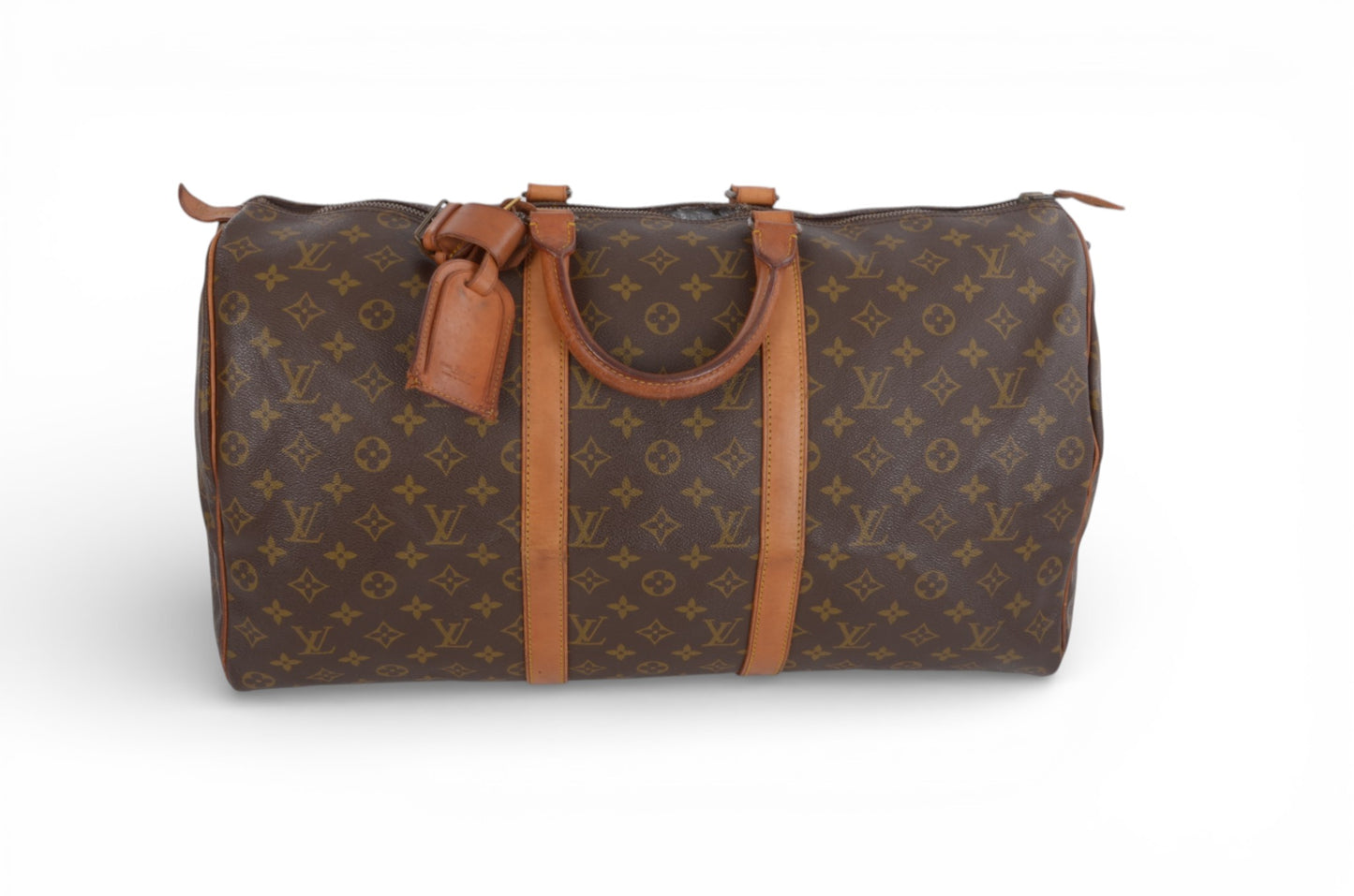 Louis Vuitton Keepall 50 Monogram Vintage Bag Weekendbag Travel Canvas Designer Classic