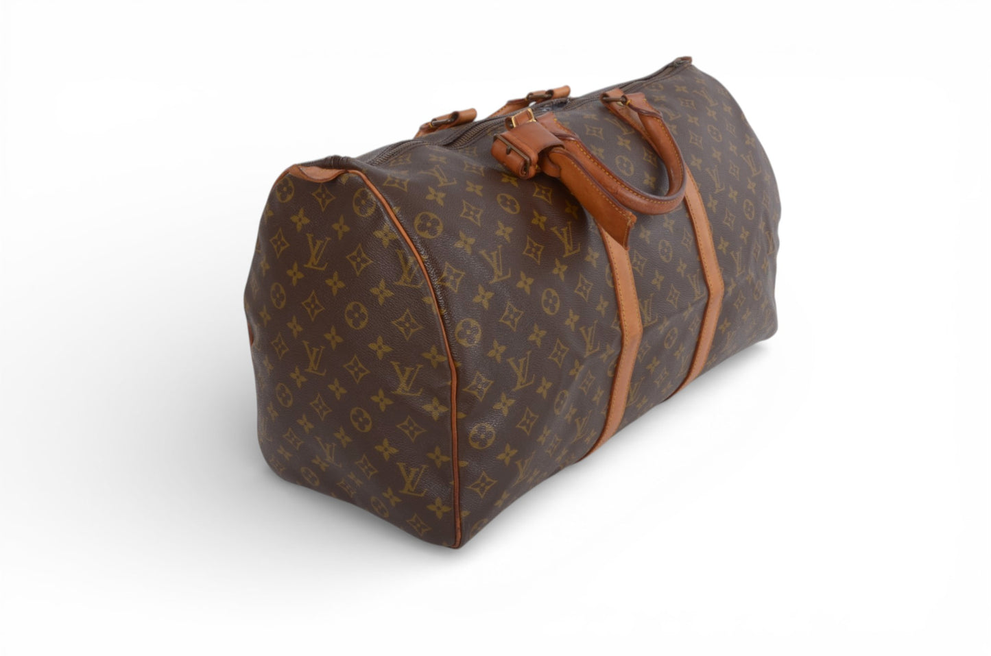 Louis Vuitton Keepall 50 Monogram Vintage Bag Weekendbag Travel Canvas Designer Classic