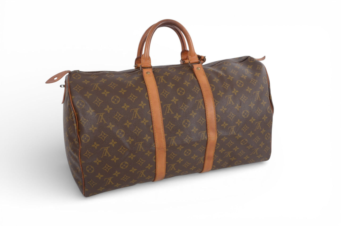 Louis Vuitton Keepall 50 Monogram Vintage Bag Weekendbag Travel Canvas Designer Classic