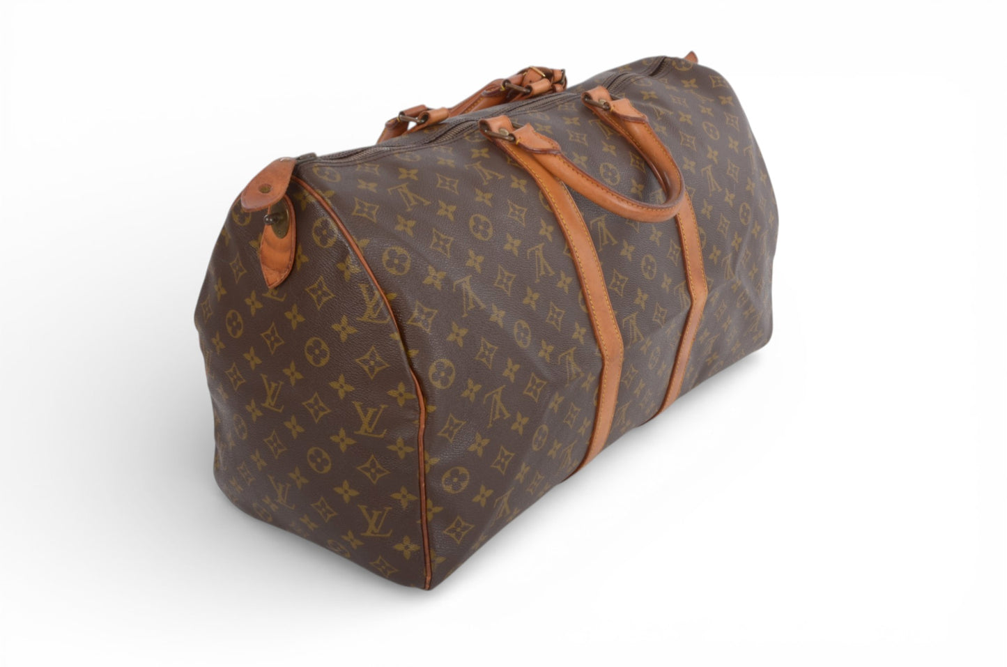 Louis Vuitton Keepall 50 Monogram Vintage Bag Weekendbag Travel Canvas Designer Classic