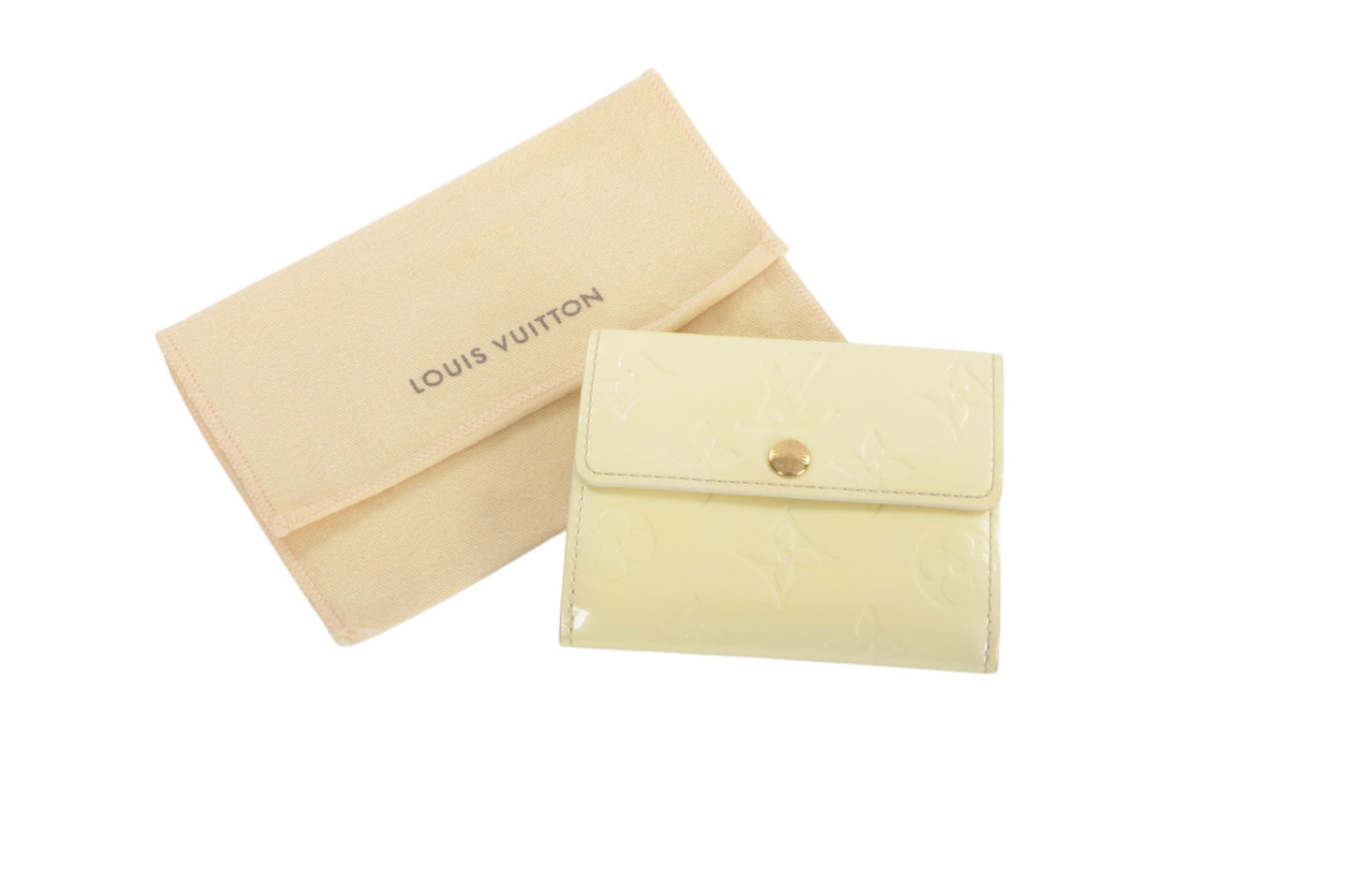 Louis Vuitton Monogram Vernis Ludlow Cardholder Coin Case Coin Purse Wallet  Vintage Patent Leather