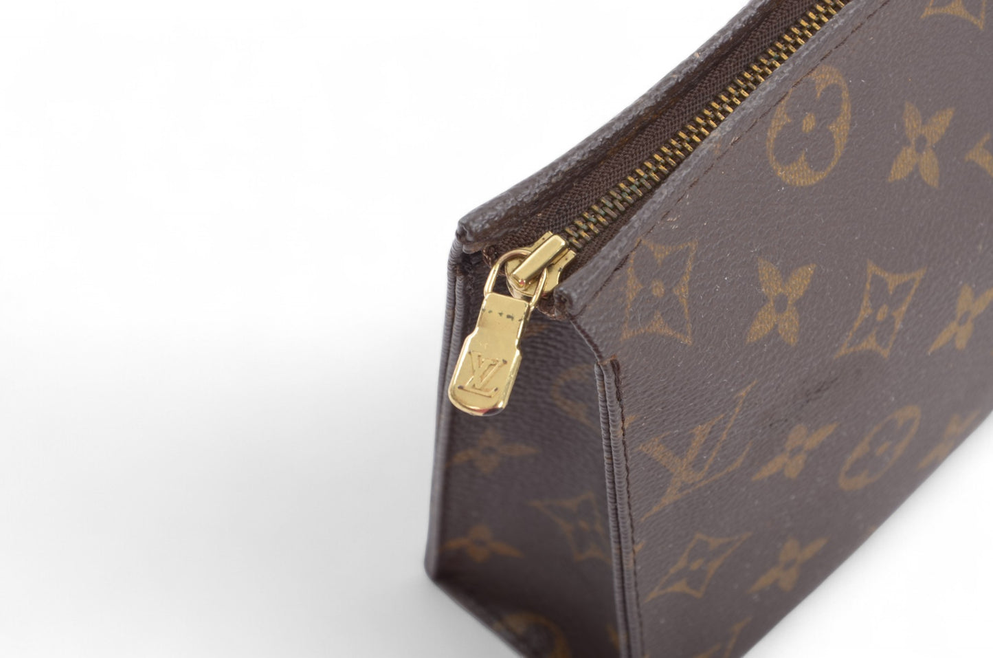 Louis Vuitton Pouch Toilette 19 Pouch Clutch Makeup Toilet Bag Monogram Vintage