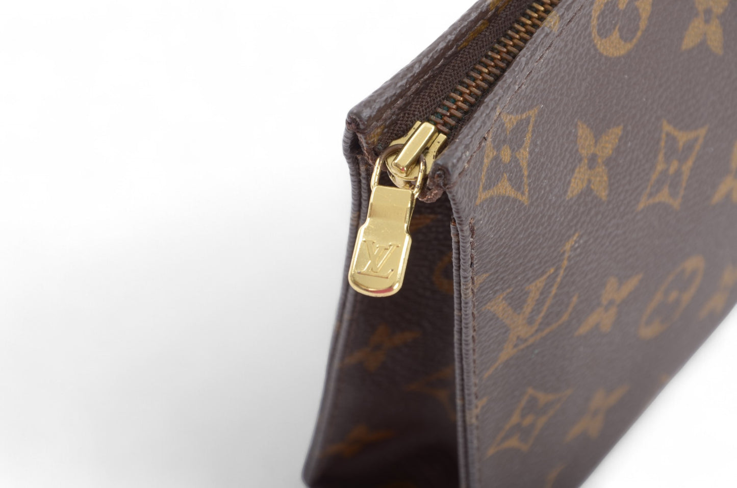 Louis Vuitton Pouch Toilette 19 Pouch Clutch Makeup Toilet Bag Monogram Vintage