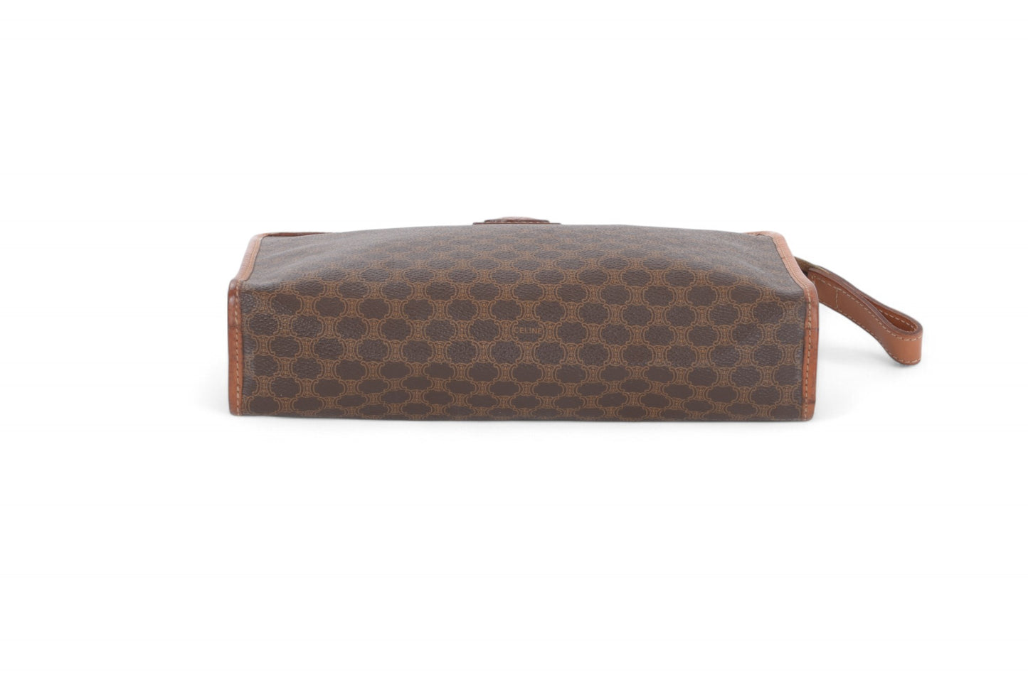 Celine Vintage Triomphe Clutch Bag Evening Bag Pouch Make Up Vanity Toiletry Bag Monogram Canvas