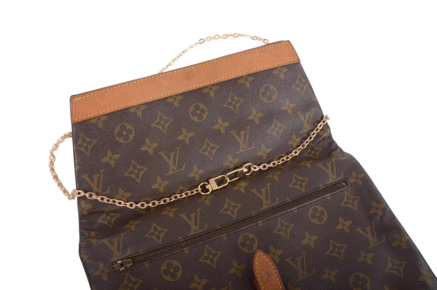 Louis Vuitton Pliant Pliante Pochette Bag Monogram Vintage Crossbody Bag Clutch Canvas Brown Designer Classic