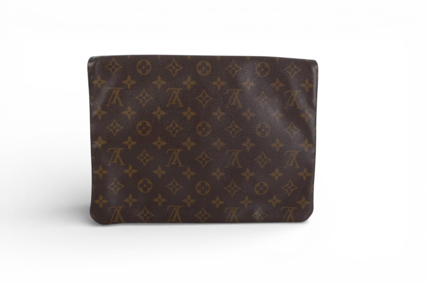 Louis Vuitton Pliant Pliante Pochette Bag Monogram Vintage Crossbody Bag Clutch Canvas Brown Designer Classic